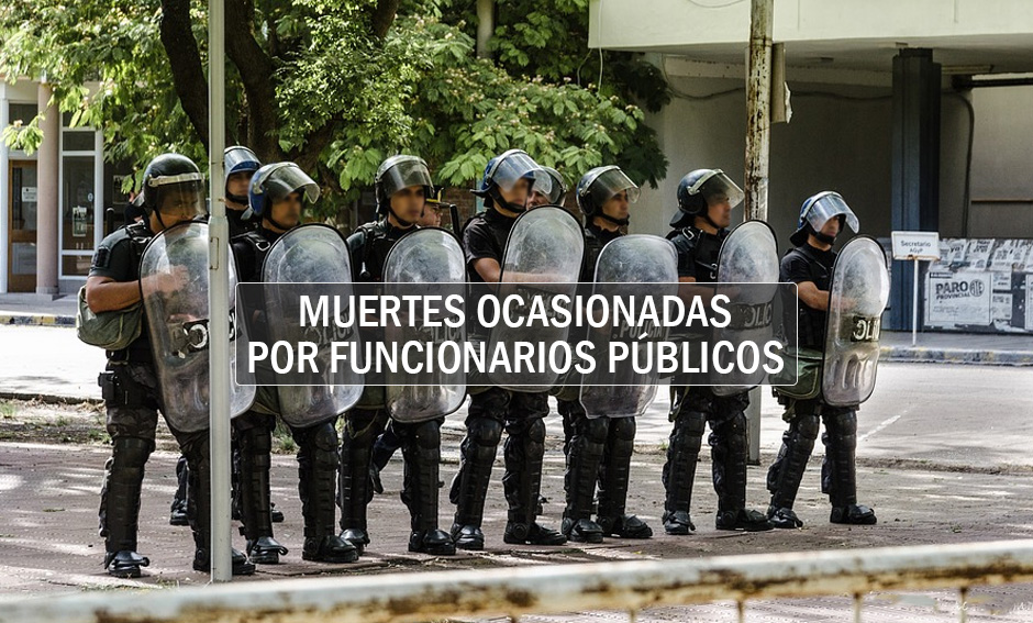 Muertes ocasionadas por funcionarios públicos